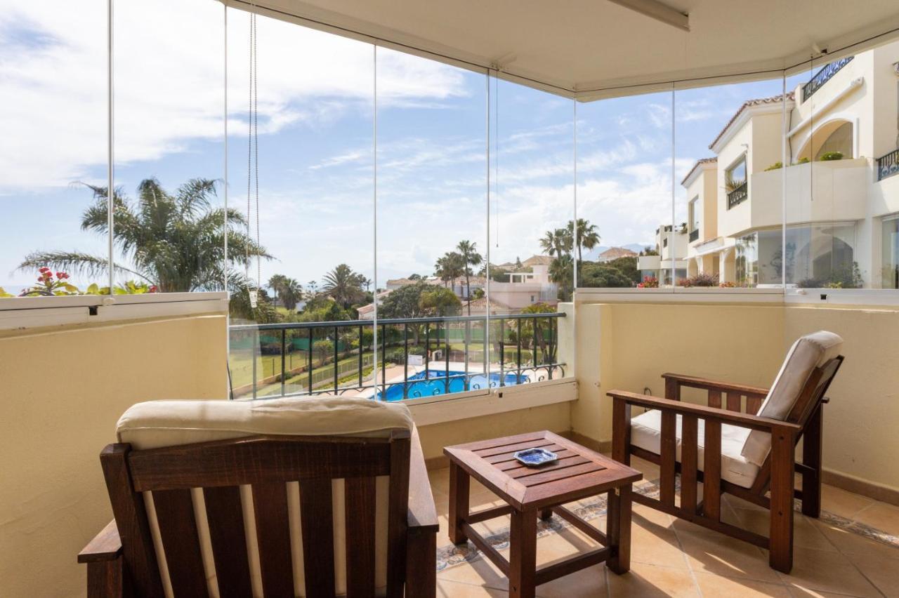 Homeforguest Front Line Beach Apartment In Hacienda Playa Marbella Dış mekan fotoğraf